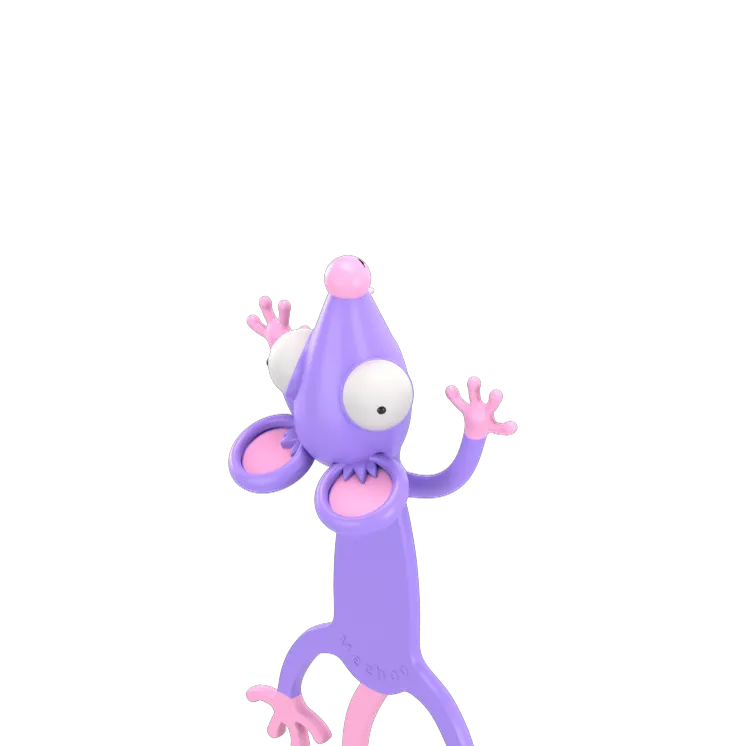 Autsch! 3D Lesezeichen - Maus
