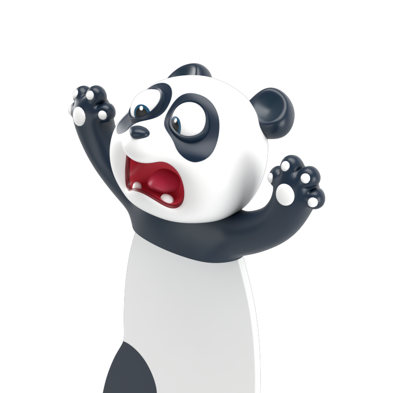 [CT1009-PAN] Autsch! 3D Bookmark – Panda (Classic)
