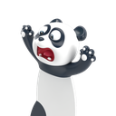 Autsch! 3D Bookmark – Panda