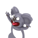 Autsch! 3D Bookmark – Koala