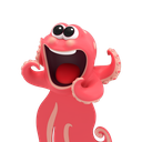 Autsch! 3D Bookmark – Octopus